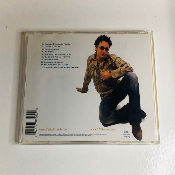 Rare! CD Carlos Daniels - Misiles De Amor - Picture 2 of 2